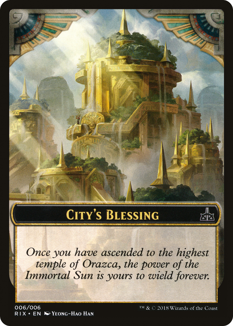 City's Blessing [Rivals of Ixalan Tokens]-1