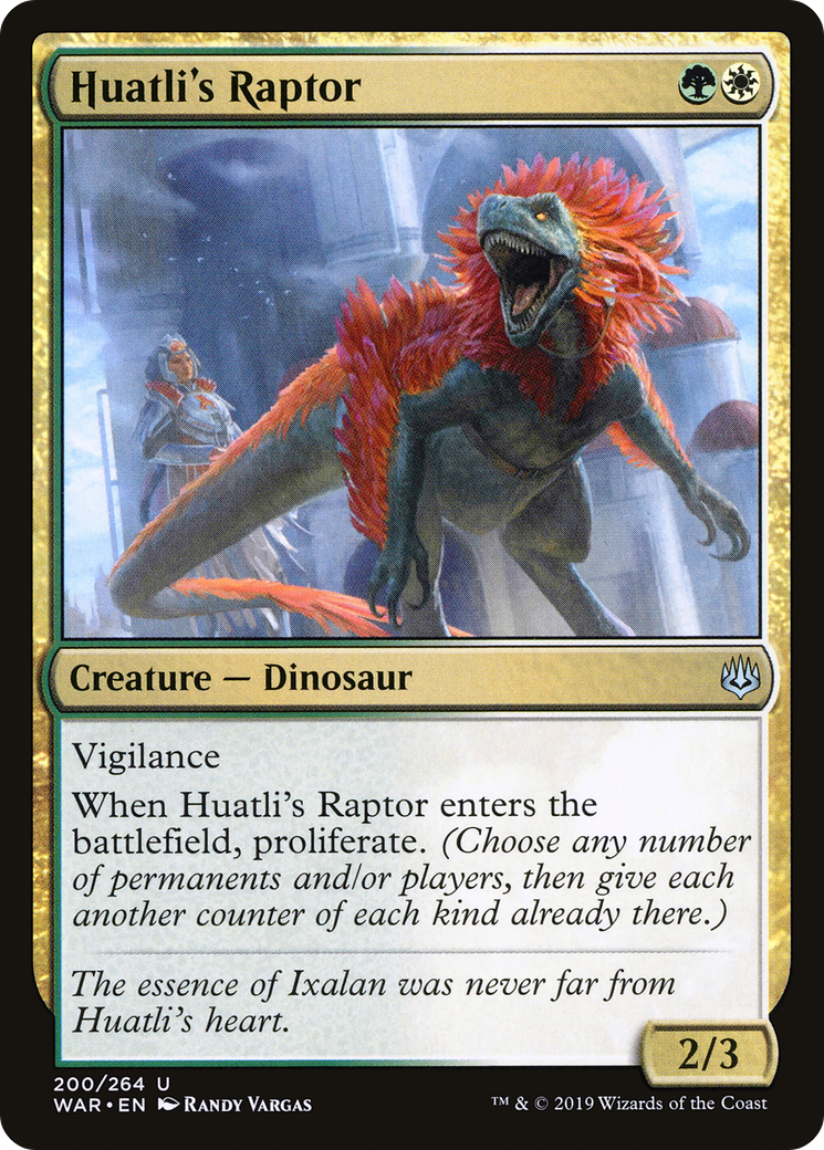 Huatli's Raptor [War of the Spark]-1
