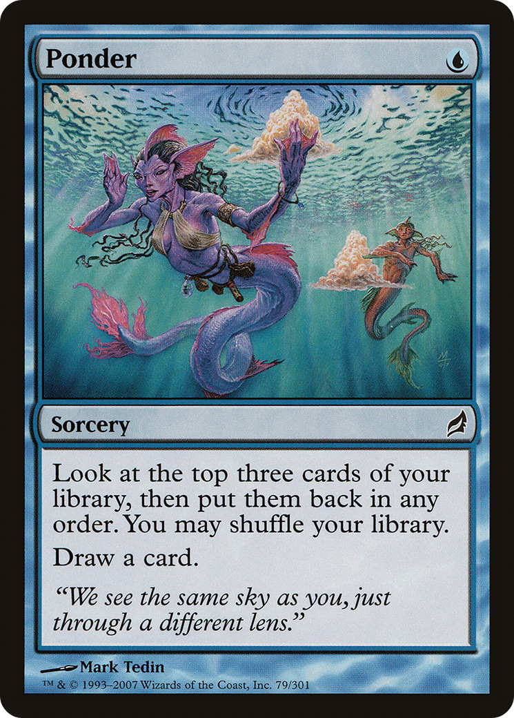 Ponder [Lorwyn]-1