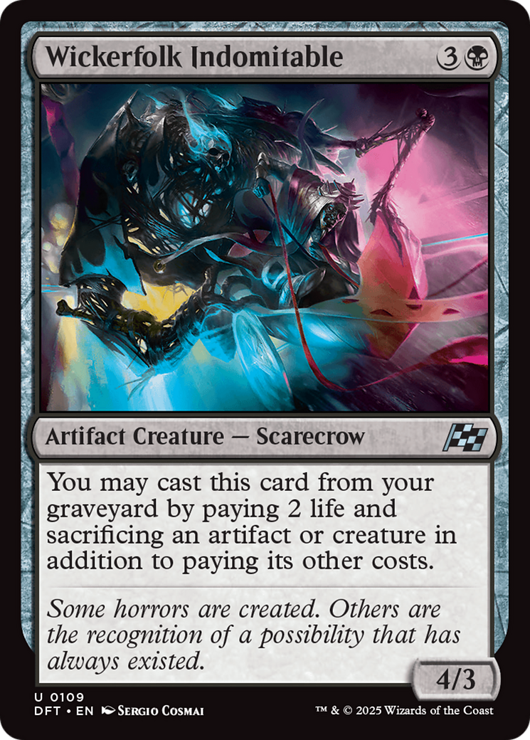Wickerfolk Indomitable (DFT-109) - Aetherdrift-1