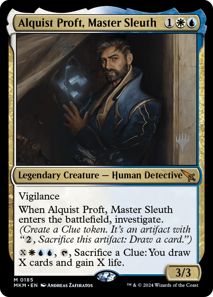 Alquist Proft, Master Sleuth (Promo Pack) [Murders at Karlov Manor Promos]-1