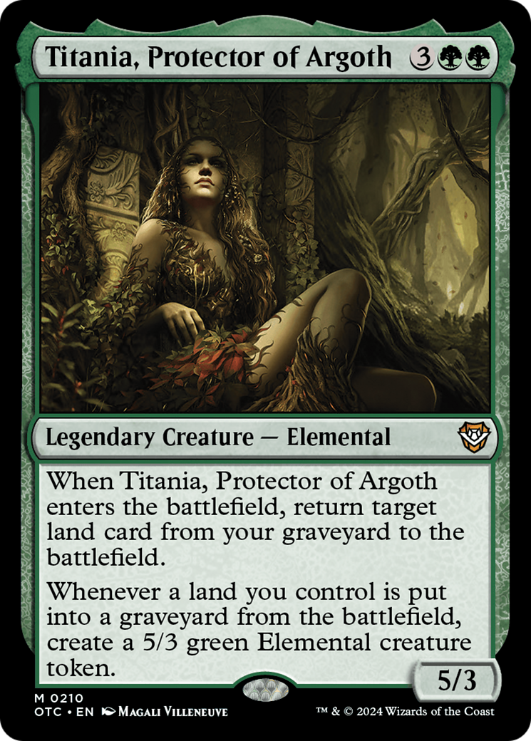Titania, Protector of Argoth [Outlaws of Thunder Junction Commander]-1