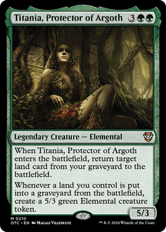 Titania, Protector of Argoth [Outlaws of Thunder Junction Commander]-1