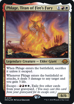 Phlage, Titan of Fire's Fury [Modern Horizons 3 Prerelease Promos]-1