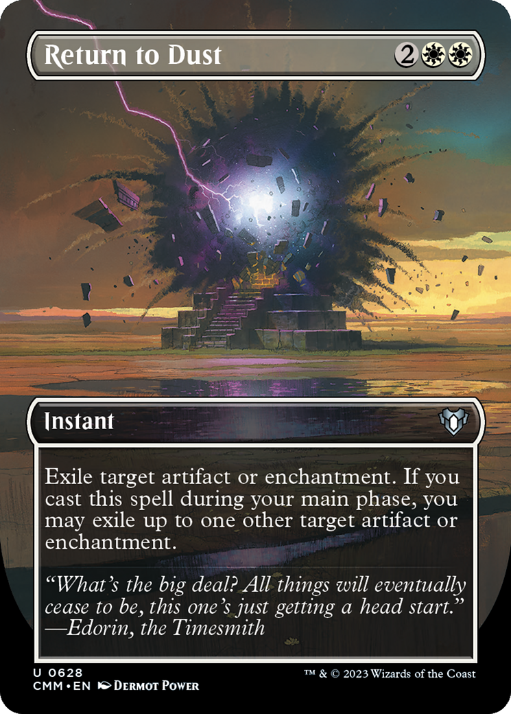 Return to Dust (Borderless Alternate Art) [Commander Masters]-1