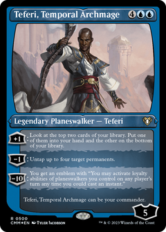 Teferi, Temporal Archmage (CMM-500) - Commander Masters Etched Foil-1