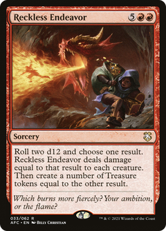 Reckless Endeavor [Dungeons & Dragons: Adventures in the Forgotten Realms Commander]-1