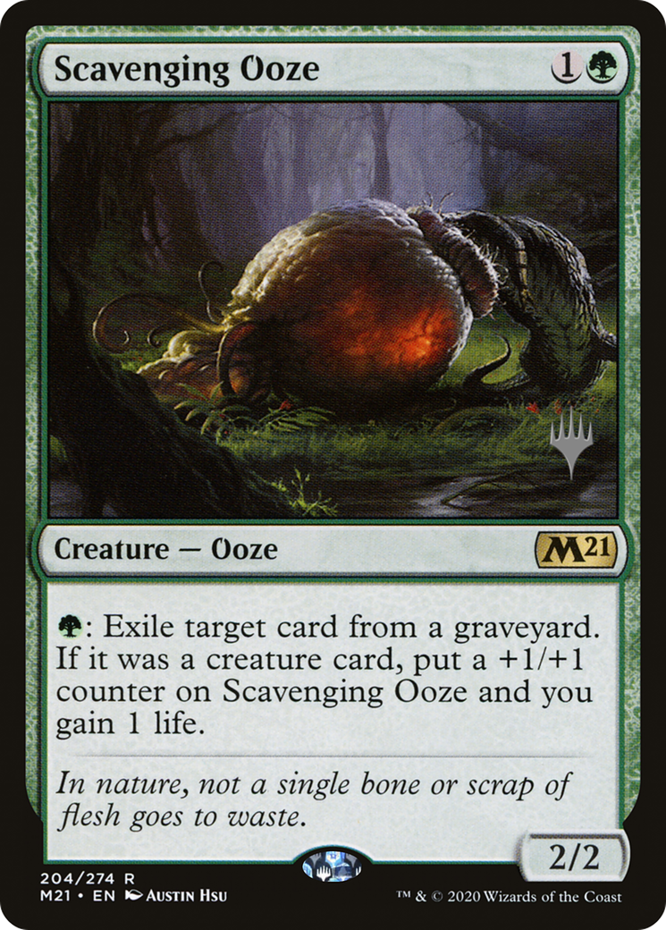 Scavenging Ooze (Promo Pack) [Core Set 2021 Promos]-1