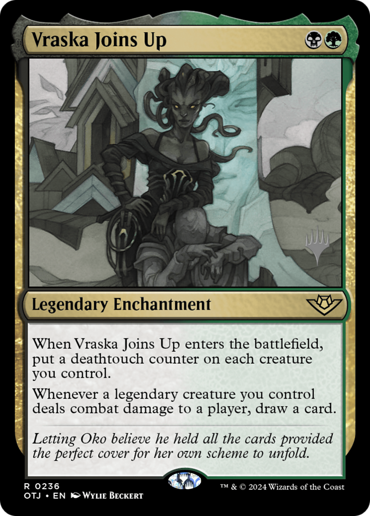 Vraska Joins Up (PPOTJ-236) - Outlaws of Thunder Junction Promos-1