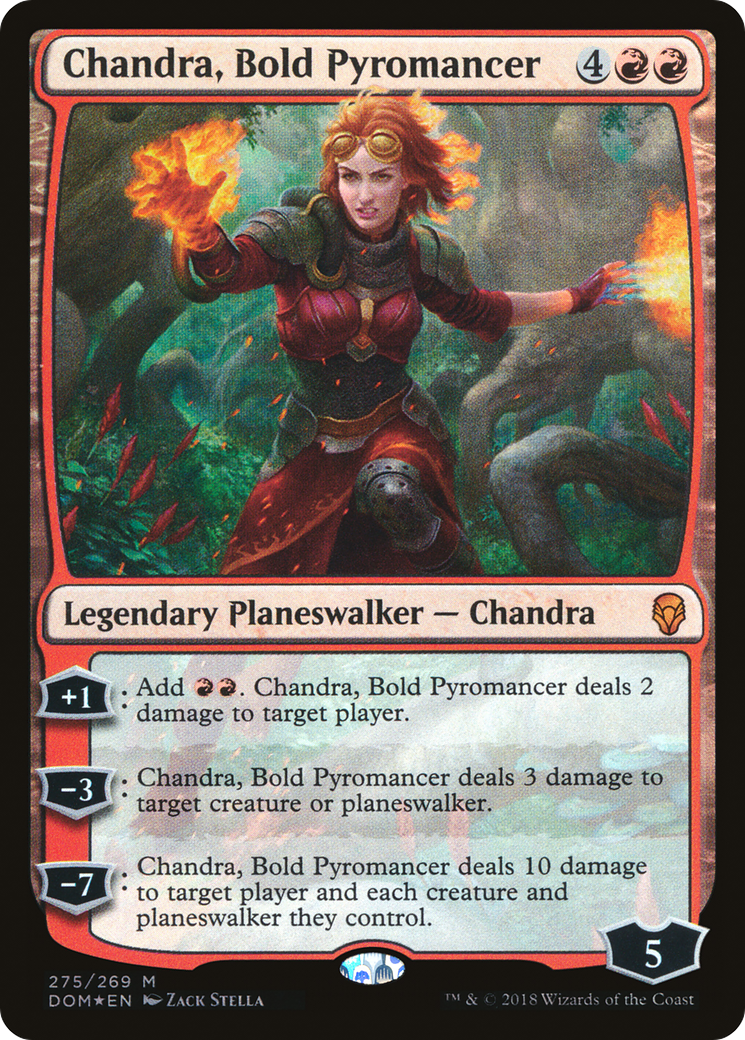 Chandra, Bold Pyromancer [Dominaria]-1