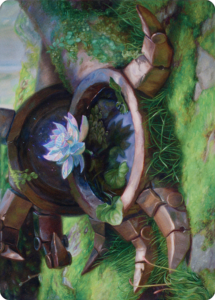 Timeless Lotus // Timeless Lotus (ADMU-057) - Dominaria United Art Series (Borderless) Foil-3