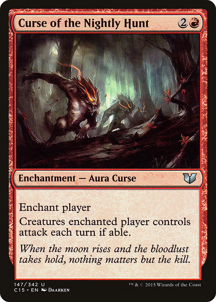 Curse of the Nightly Hunt [Commander 2015]-1
