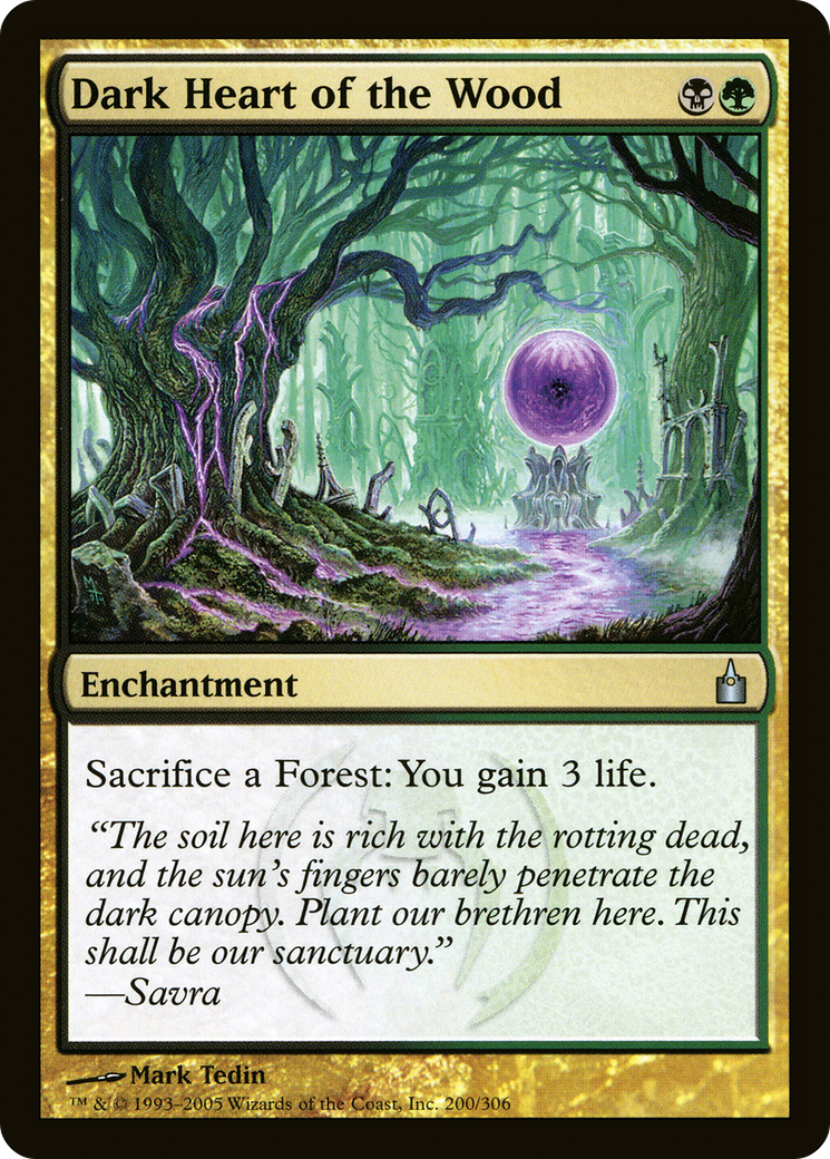 Dark Heart of the Wood [Ravnica: City of Guilds]-1