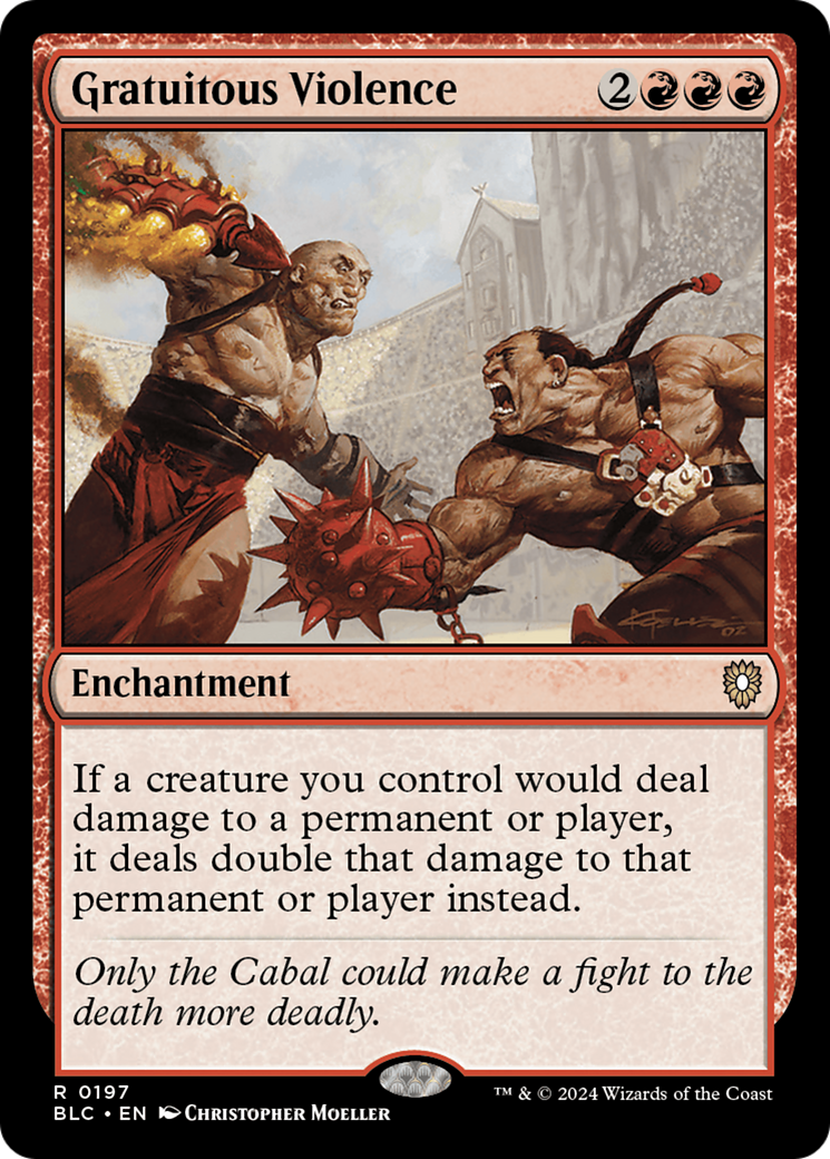 Gratuitous Violence [Bloomburrow Commander]-1