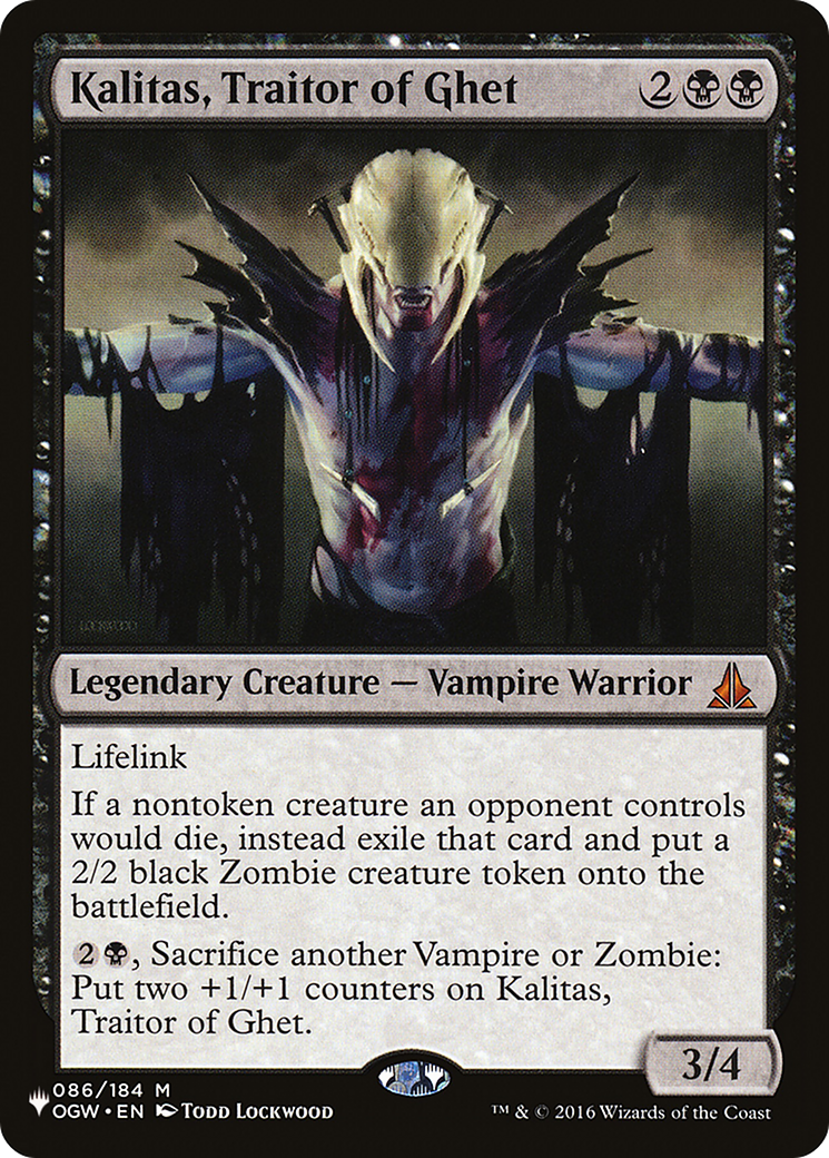 Kalitas, Traitor of Ghet [The List]-1