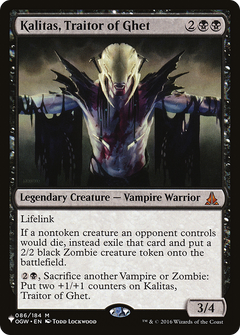 Kalitas, Traitor of Ghet [The List]-1