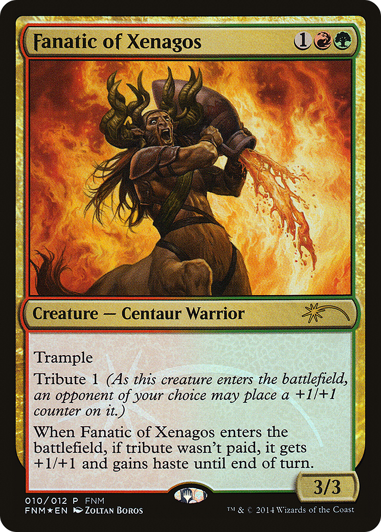 Fanatic of Xenagos [Friday Night Magic 2014]-1
