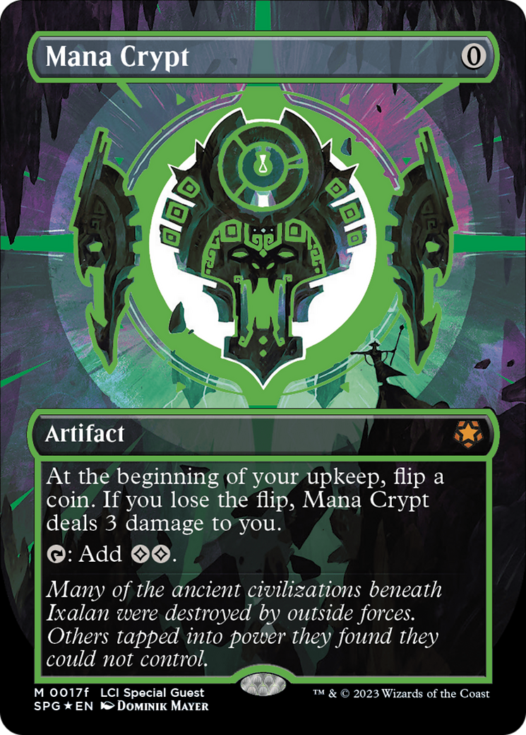Mana Crypt (0017f) (Borderless) [The Lost Caverns of Ixalan Special Guests]-1