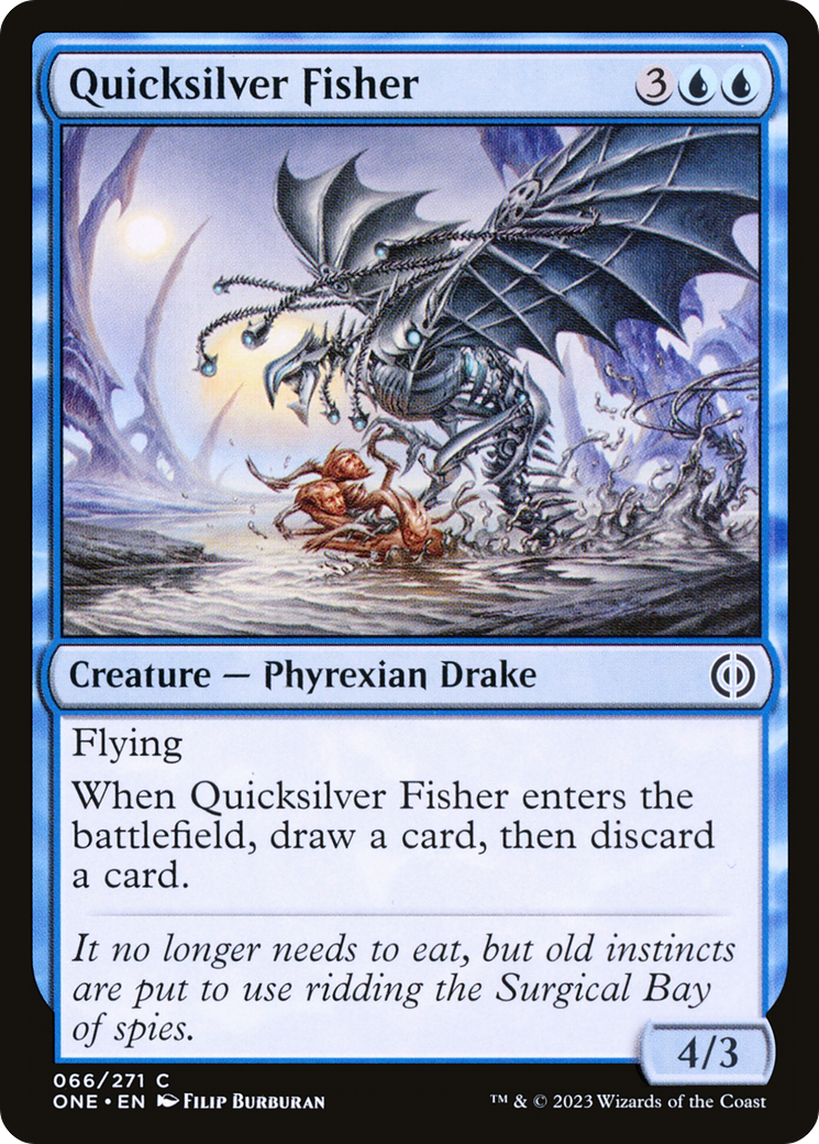 Quicksilver Fisher [Phyrexia: All Will Be One]-1