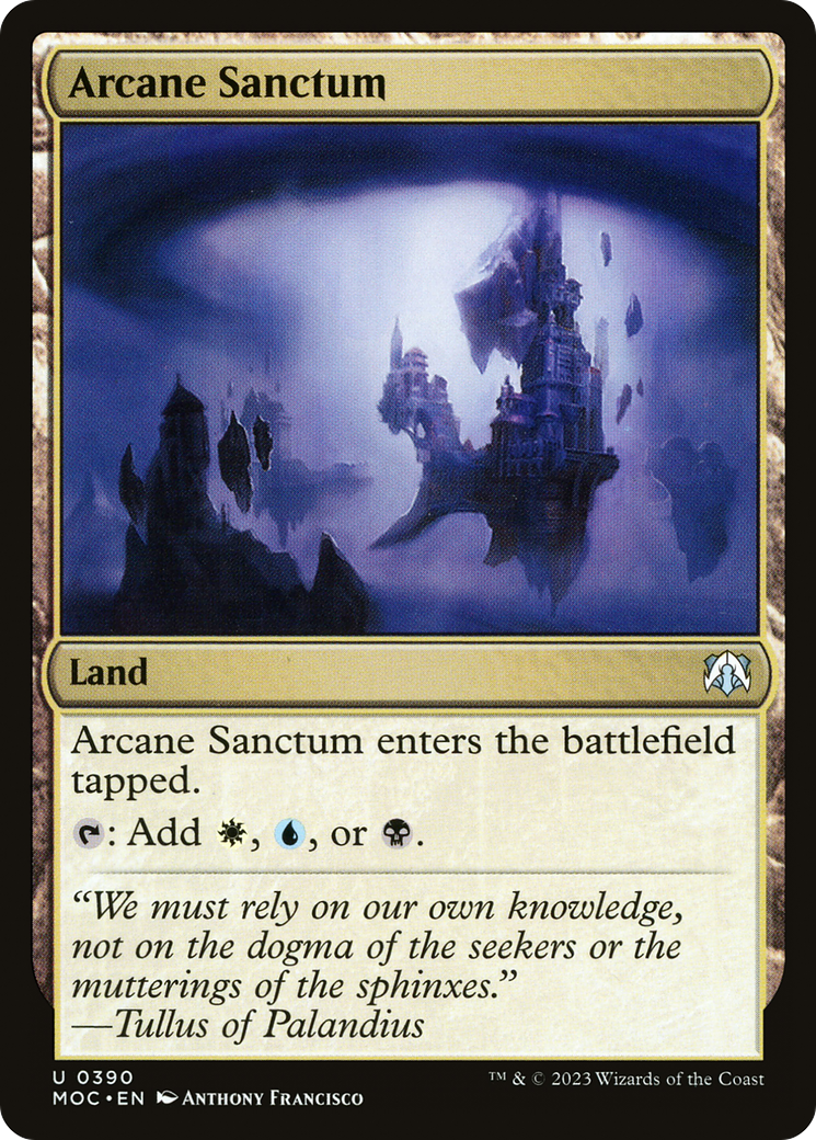 Arcane Sanctum [March of the Machine Commander]-1