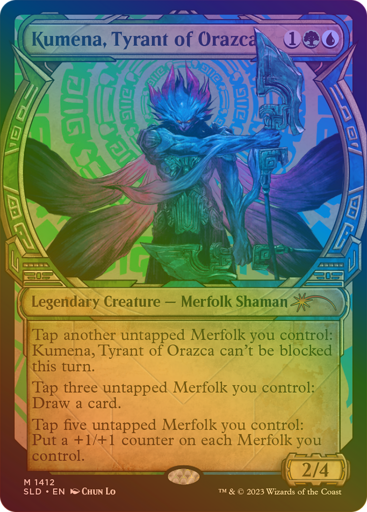 Kumena, Tyrant of Orazca (Rainbow Foil) [Secret Lair Drop Series]-1