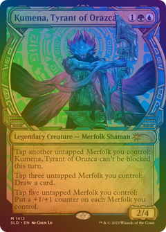 Kumena, Tyrant of Orazca (Rainbow Foil) [Secret Lair Drop Series]-1