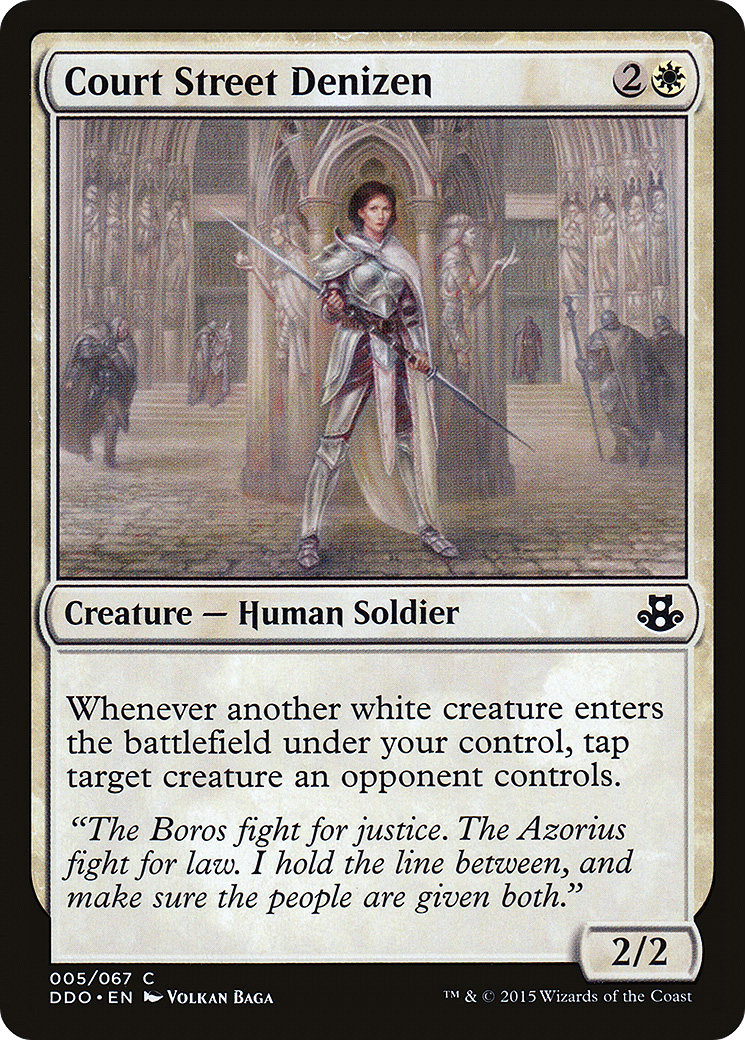 Court Street Denizen [Duel Decks: Elspeth vs. Kiora]-1