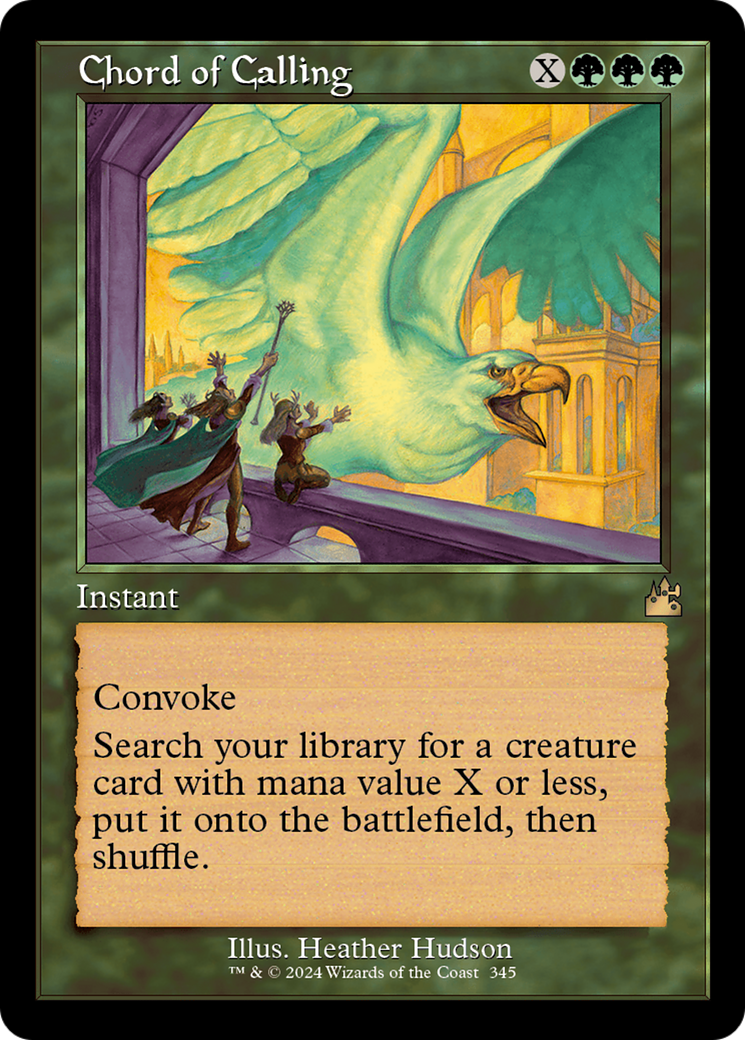 Chord of Calling (Retro Frame) [Ravnica Remastered]-1