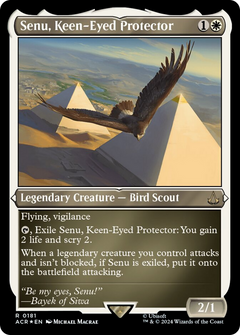 Senu, Keen-Eyed Protector (Foil Etched) [Assassin's Creed]-1