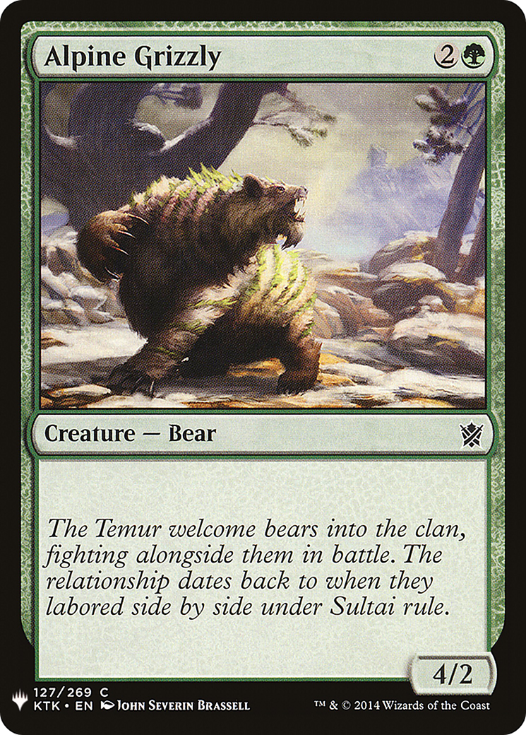 Alpine Grizzly [Mystery Booster]-1