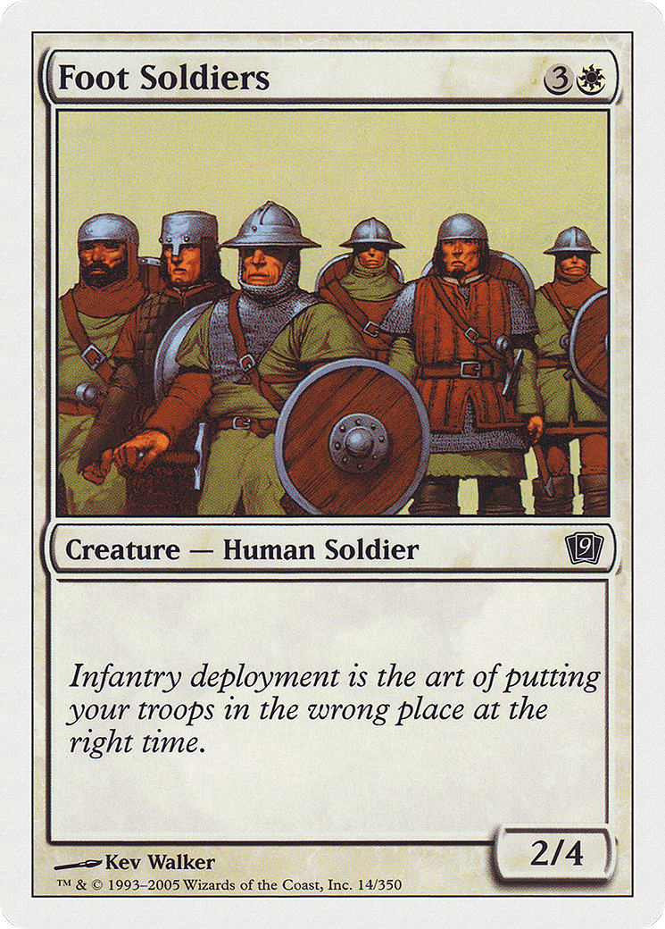 Foot Soldiers [Ninth Edition]-1