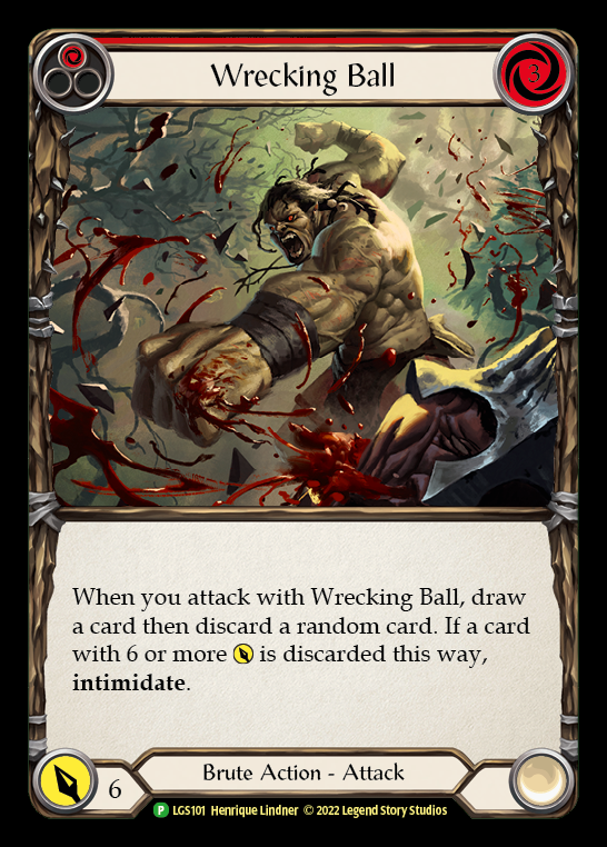 Wrecking Ball [LGS101] (Promo)  Rainbow Foil-1