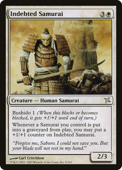 Indebted Samurai [Betrayers of Kamigawa]-1