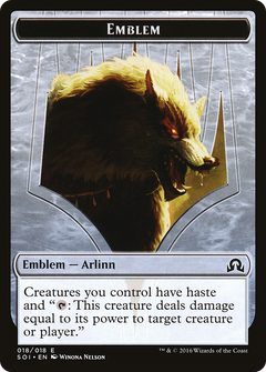 Arlinn Kord Emblem [Shadows over Innistrad Tokens]-1