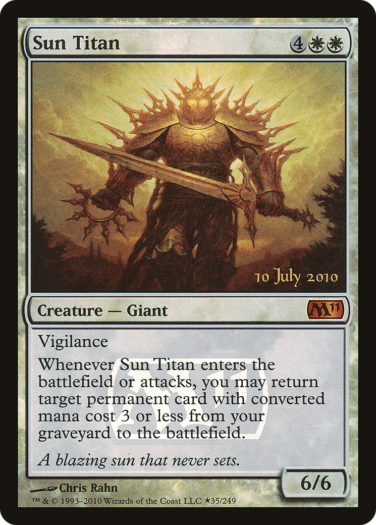 Sun Titan [Magic 2011 Prerelease Promos]-1