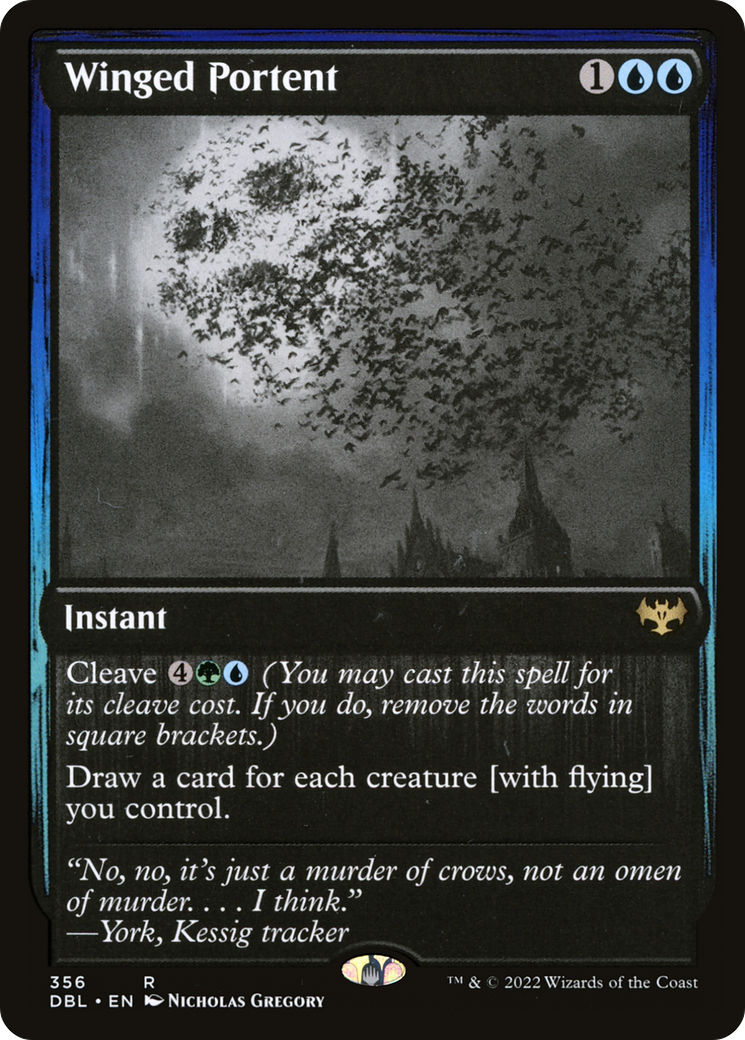 Winged Portent (DBL-356) - Innistrad: Double Feature-1