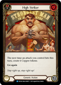 High Striker (Red) [EVR164] (Everfest)  1st Edition Rainbow Foil-2