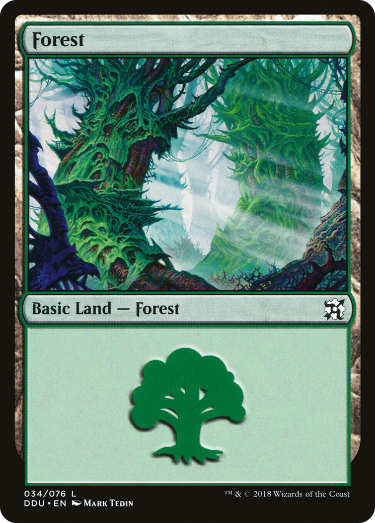 Forest (34) [Duel Decks: Elves vs. Inventors]-1