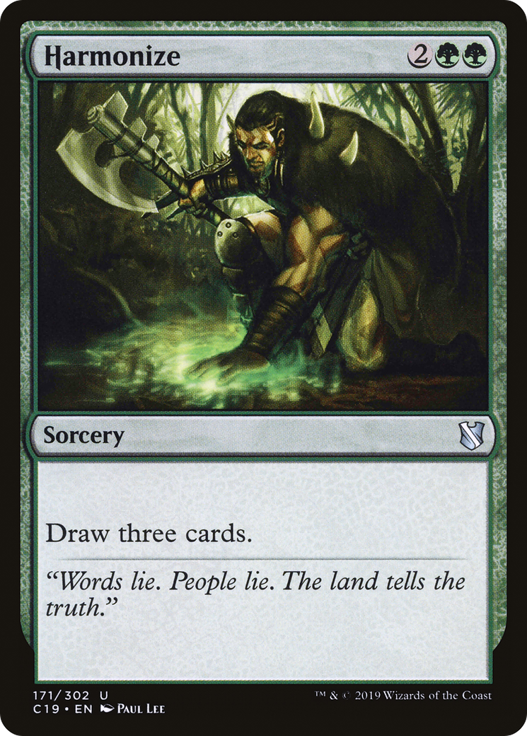 Harmonize [Commander 2019]-1