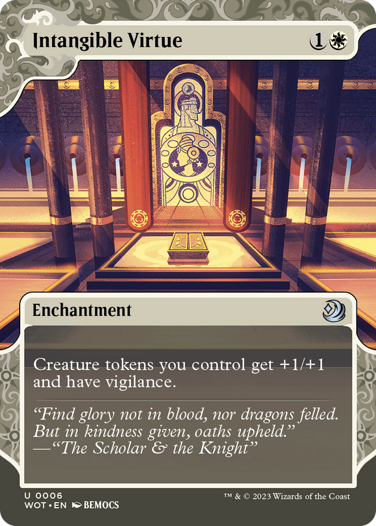Intangible Virtue [Wilds of Eldraine: Enchanting Tales]-1