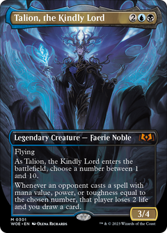 Talion, the Kindly Lord (Borderless Alternate Art) [Wilds of Eldraine]-1