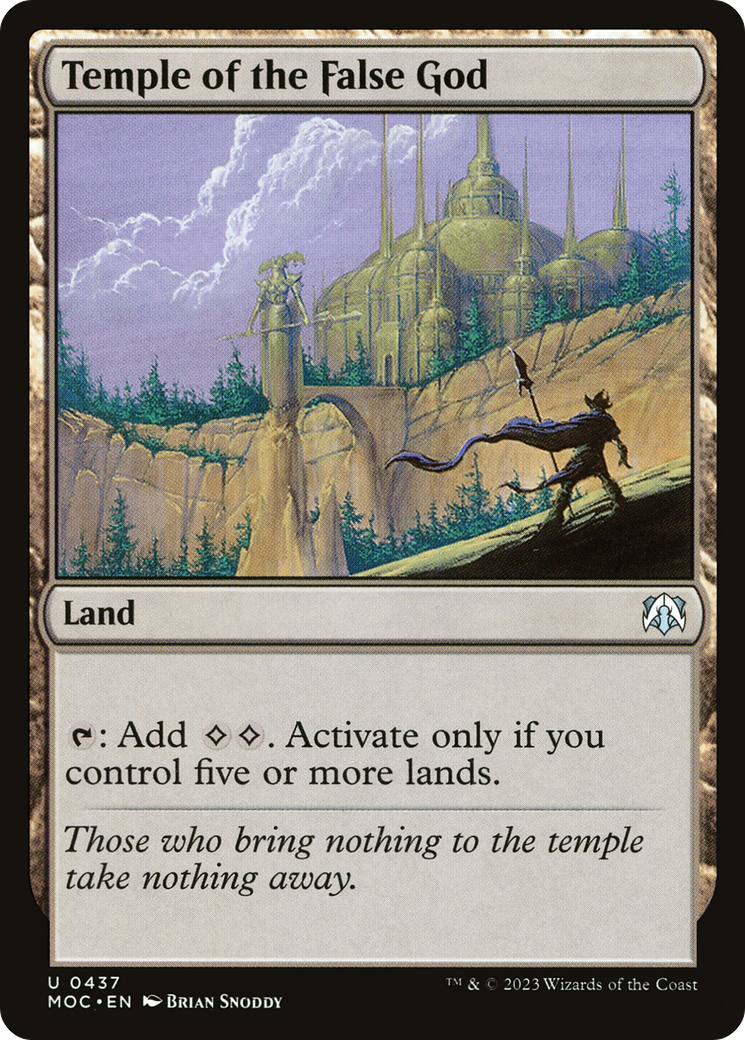 Temple of the False God [March of the Machine Commander]-1