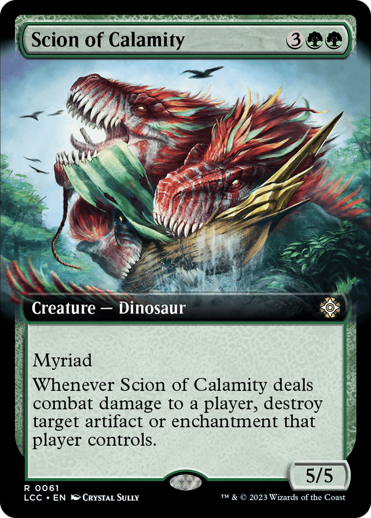 Scion of Calamity (Extended Art) [The Lost Caverns of Ixalan Commander]-1