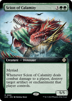 Scion of Calamity (Extended Art) [The Lost Caverns of Ixalan Commander]-1