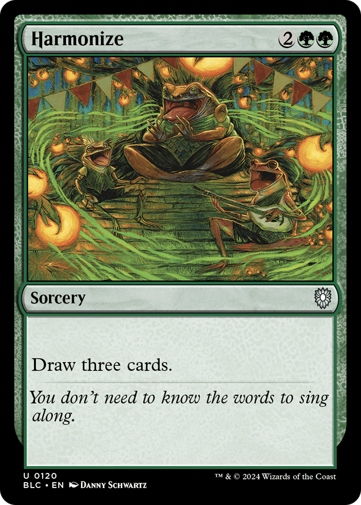 Harmonize [Bloomburrow Commander]-1