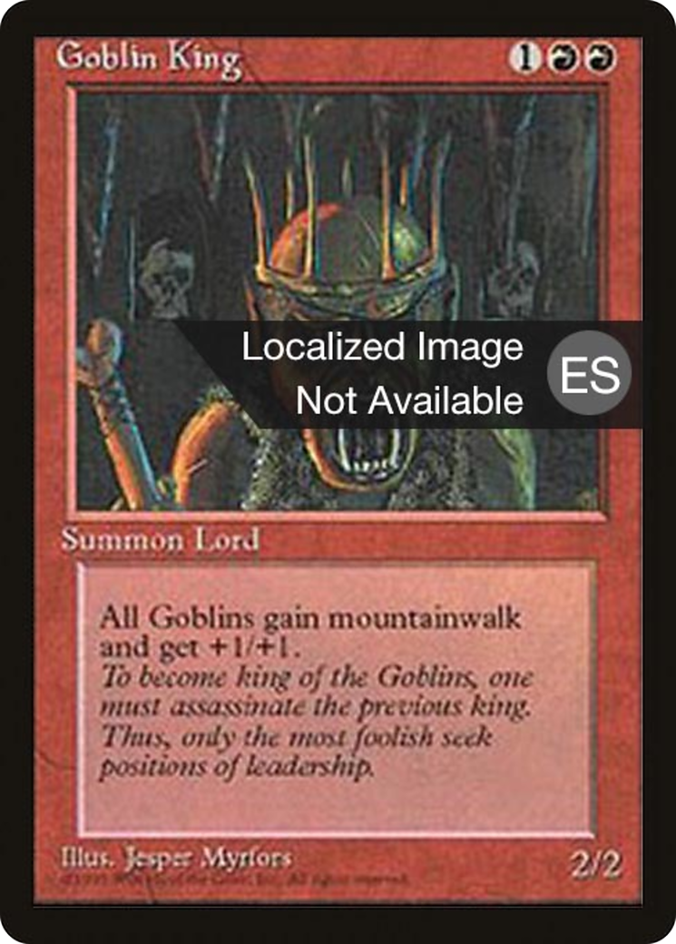 Goblin King [Fourth Edition Foreign Black Border]-1