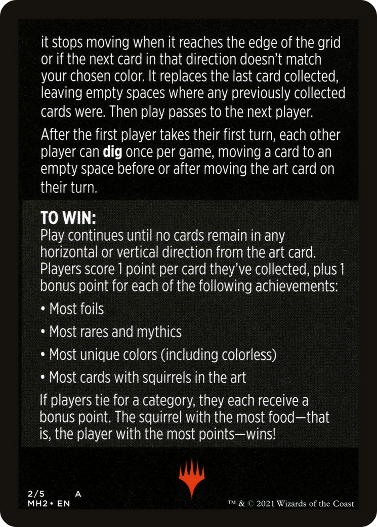 Foraging Squirrels // Foraging Squirrels (cont'd) (MMH2-002) - Modern Horizons 2 Minigames Foil-2
