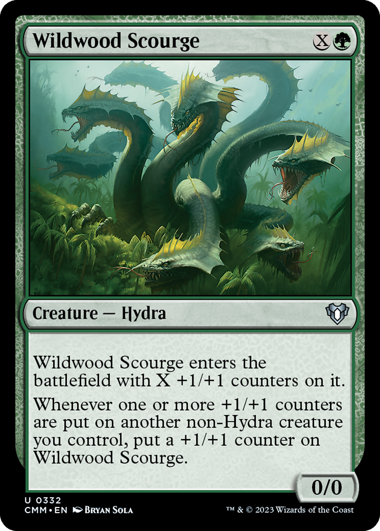 Wildwood Scourge (CMM-332) - Commander Masters Foil-1