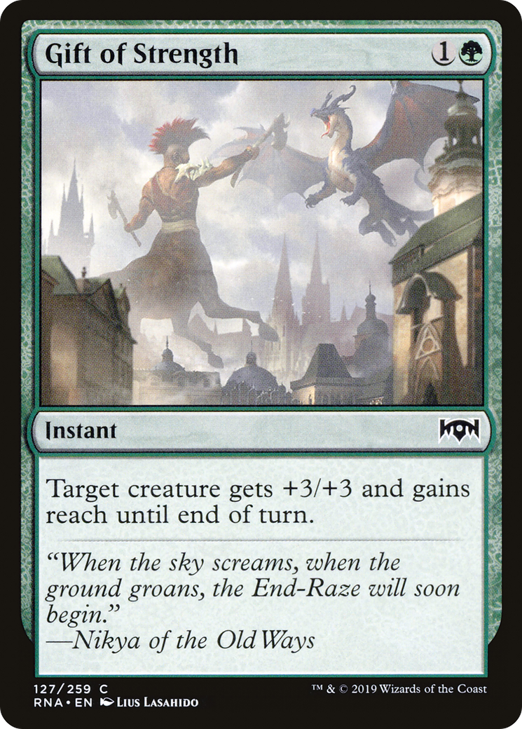 Gift of Strength [Ravnica Allegiance]-1