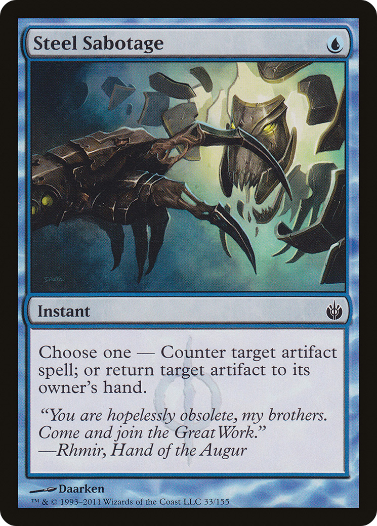 Steel Sabotage [Mirrodin Besieged]-1